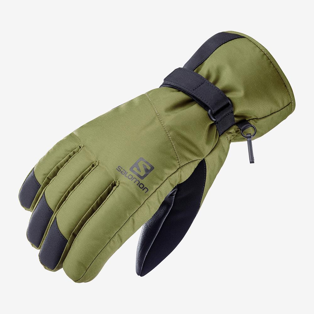 Gants Salomon Homme Vert - Salomon FORCE DRY M - France (7549-TBAES)